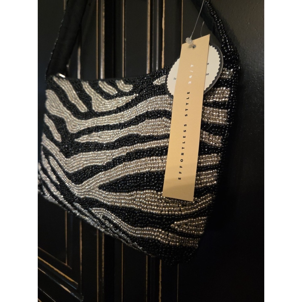 Fully Beaded Studio 12 Zebra Purse, Night Out With The Girls, Vacation, Cruise - Picture 2 of 8